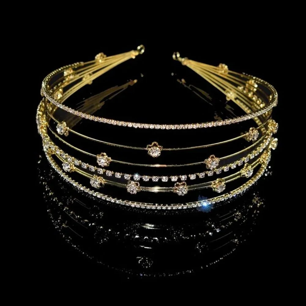 Bridal Tiara Headpiece Royal Queen Crowns